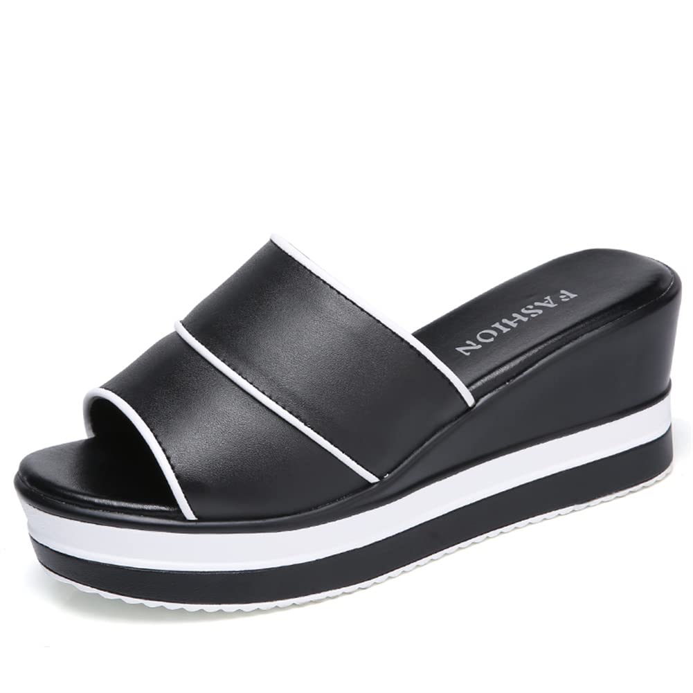 Women's Platform Sandals with Wedge Heels - Comfortable Casual Summer Beach Shoes for Walking, Travel & Outdoor Activities