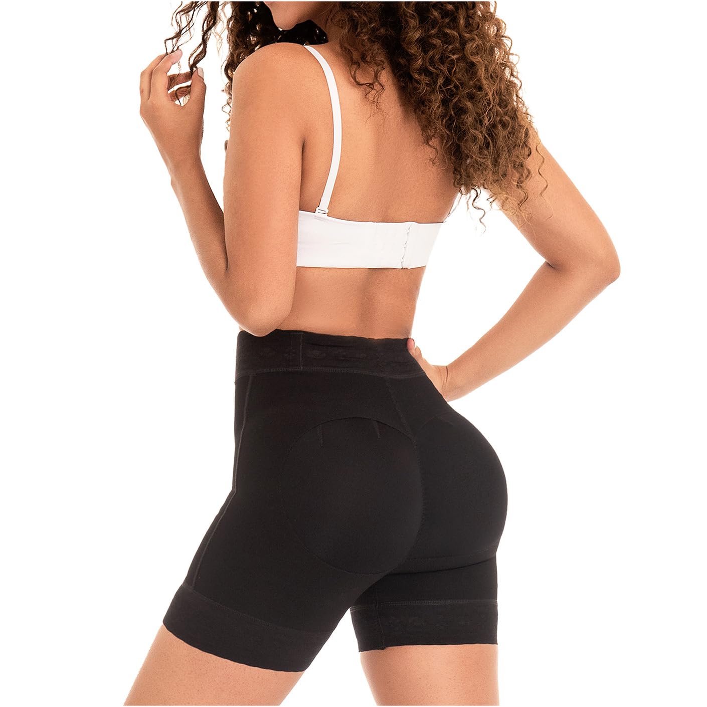 M&D Colombian Shapewear Butt Lifting Shorts - High Waist Fajas for Women - Tummy Control & Booty Enhancement - Perfect for Workouts, Postpartum & Everyday Wear