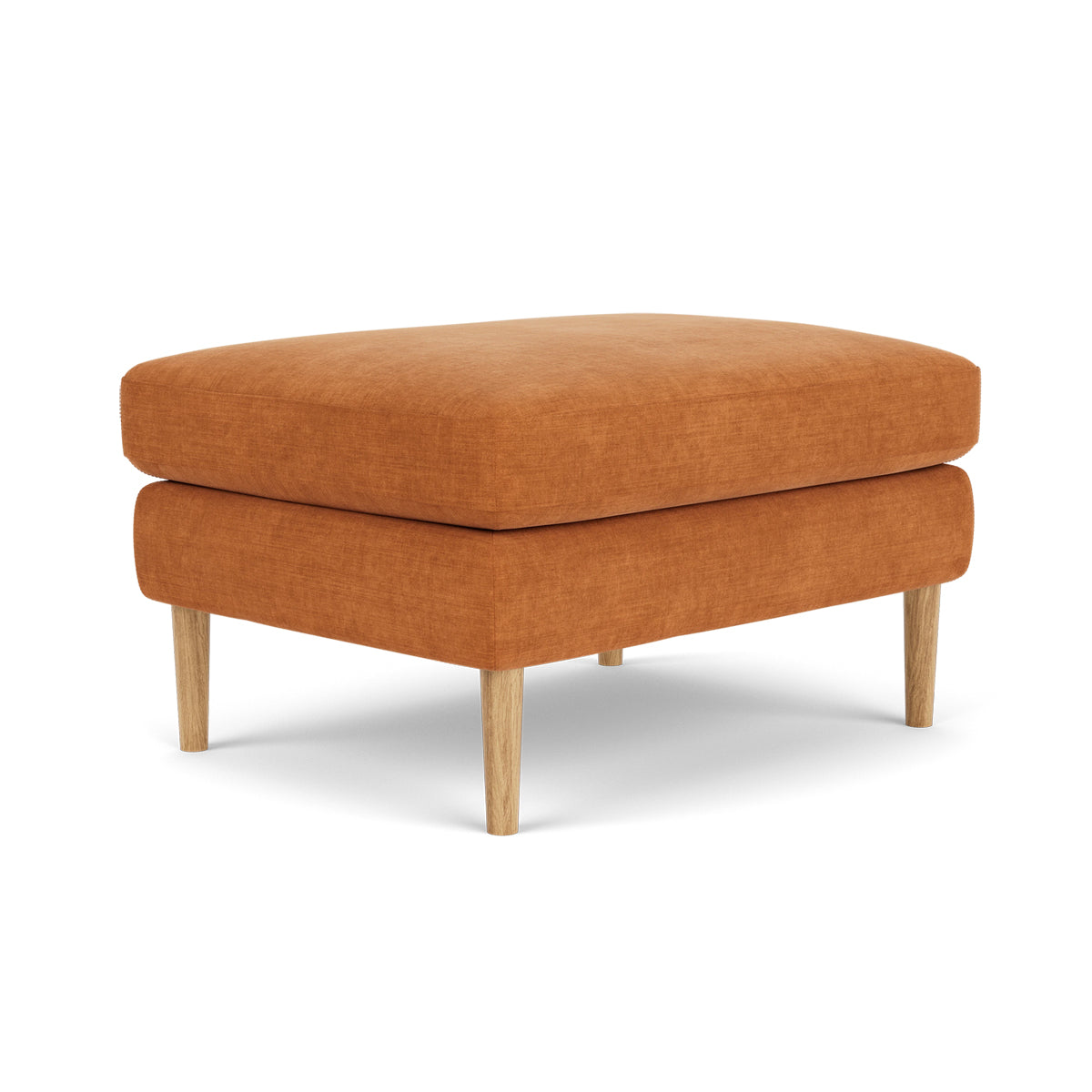 Astha Fabric Ottoman Stool - Soft Round Storage Pouf with Removable Cover for Living Room, Bedroom & Nursery - Perfect for Extra Seating & Home Decor