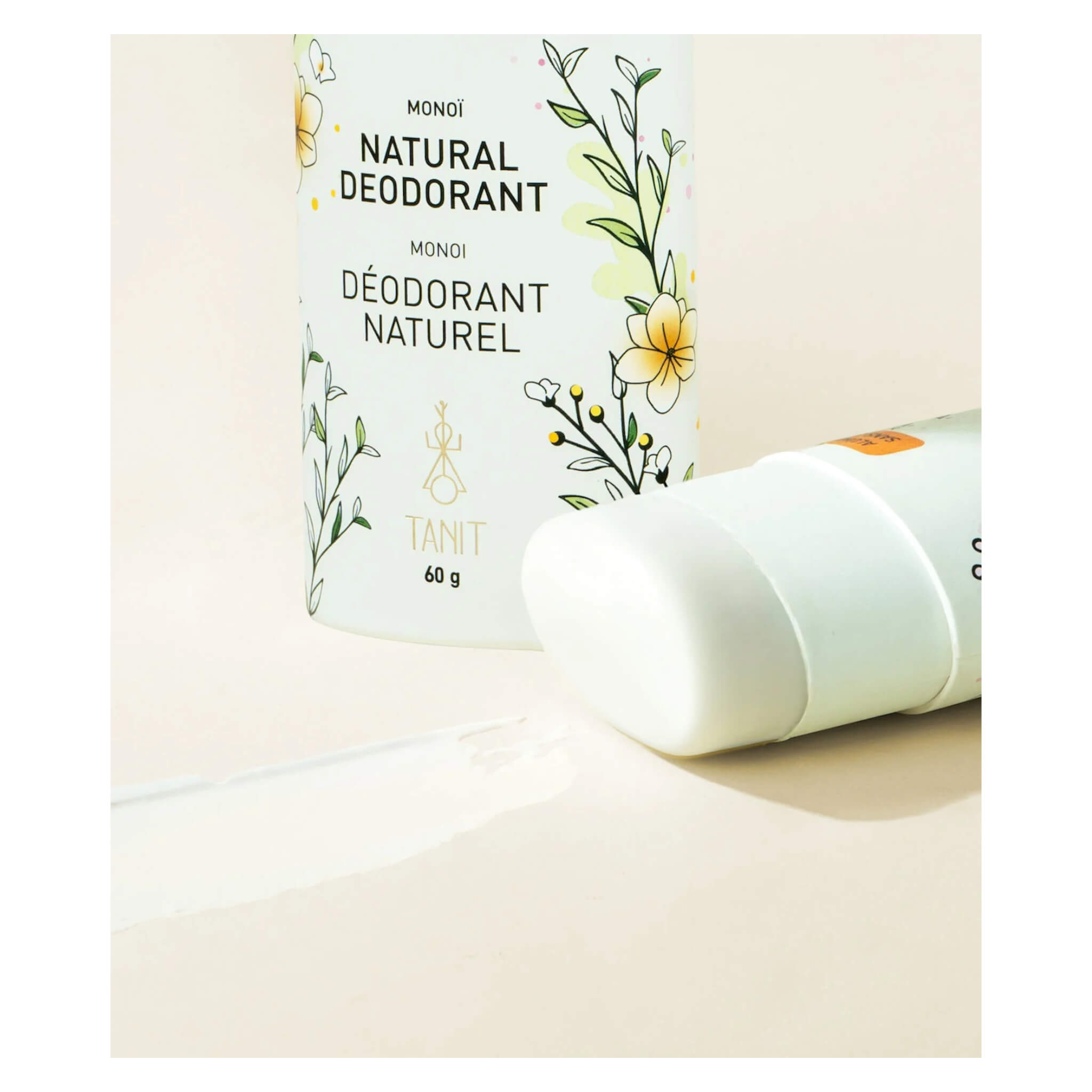 Natural Solid Deodorant for Women & Men - Peach Coriander Scent | Aluminum-Free, Long-Lasting Freshness | Perfect for Gym, Work & Daily Use