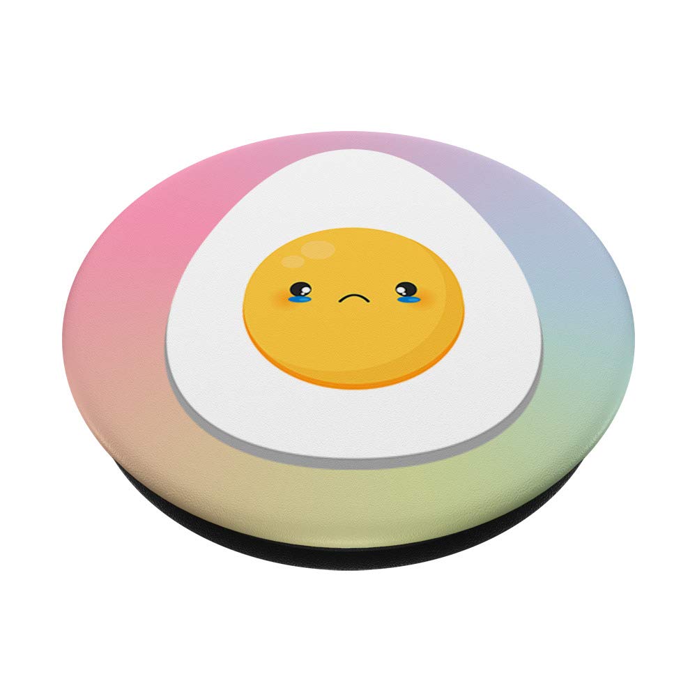 Pastel Goth Sad Aesthetic Japanese Kawaii Egg PopSockets - Phone Grip & Stand for iPhone, Samsung, Tablets - Perfect for Emo, Goth & Kawaii Lovers