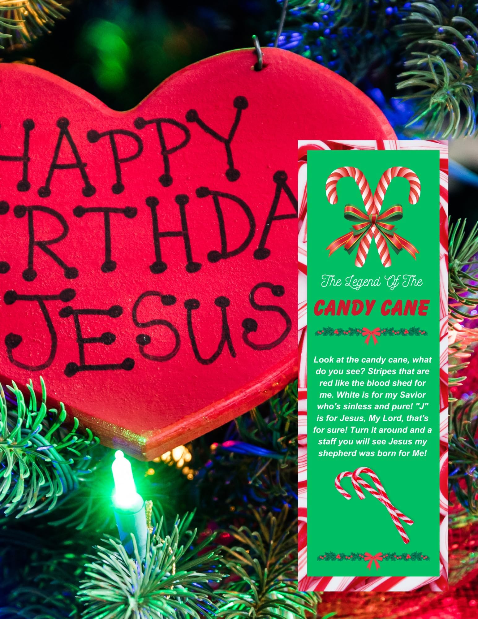 50 Pack Christmas Candy Cane Bookmarks - Holiday Gift for Book Lovers, Teachers, Students - Perfect for Stocking Stuffers, Party Favors & Classroom Rewards