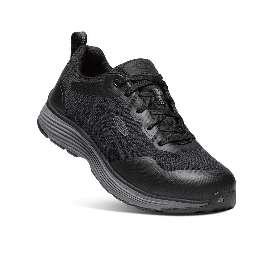 Sparta 2 ESD Safety Shoes for Men - Aluminum Toe Work Boots in Steel Grey/Black - Ideal for Construction, Warehouse & Industrial Workplaces