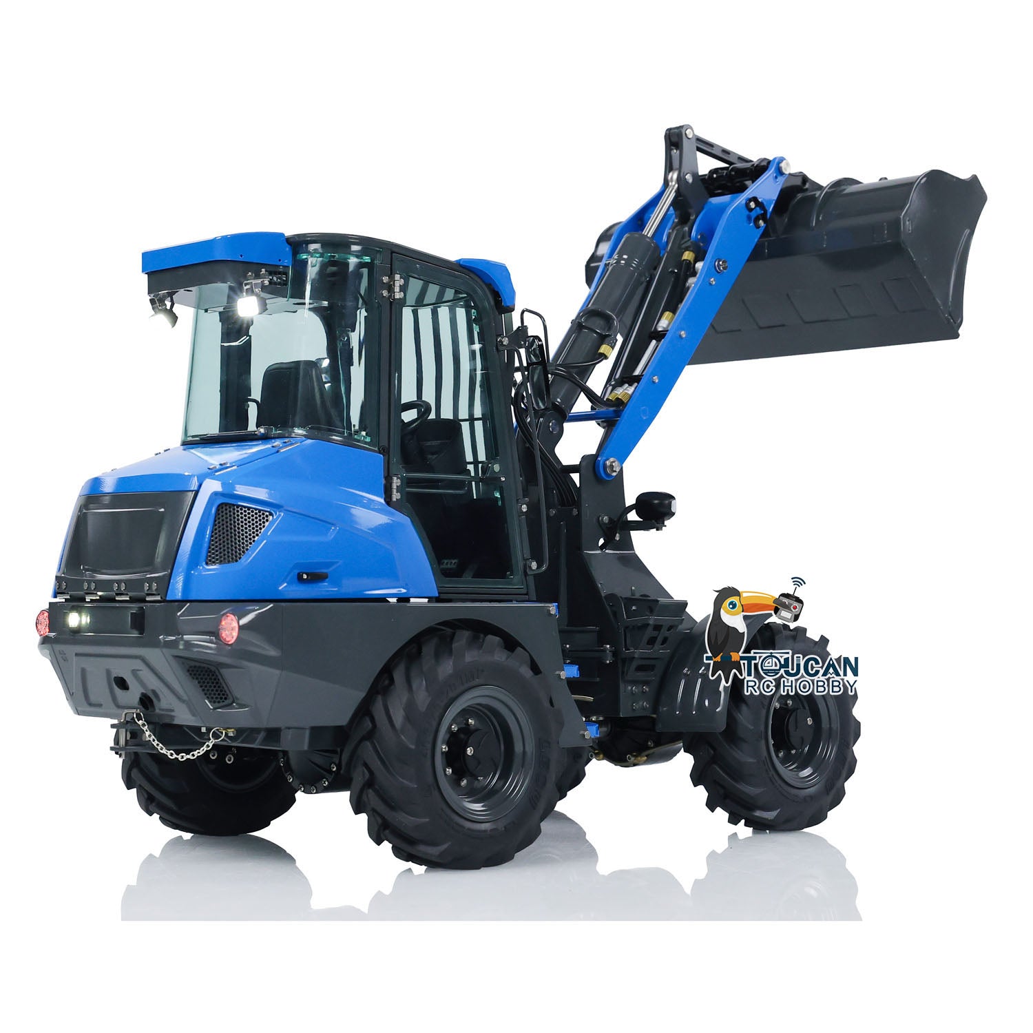 LESU 1:14 Scale Metal RC Hydraulic Loader Truck - MCL8 Remote Control Construction Vehicle, Ready-to-Run (RTR) & Plug-N-Play (PNP) Options, Pre-Painted Assembled Model for Adults & Hobbyists - Perfect for Construction Site Play, Collecting & Engineering Enthusiasts