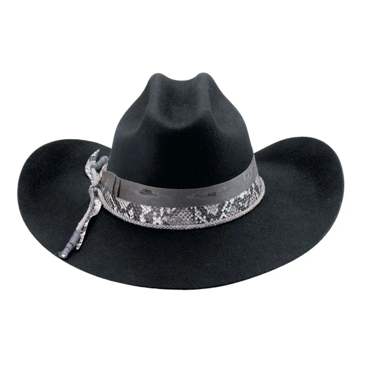 Bullhide Texas Hold 'Em Wool Felt Cowboy Hat for Men - Western Style Rancher Hat with Leather Band - Perfect for Rodeo, Country Music Festivals & Outdoor Adventures