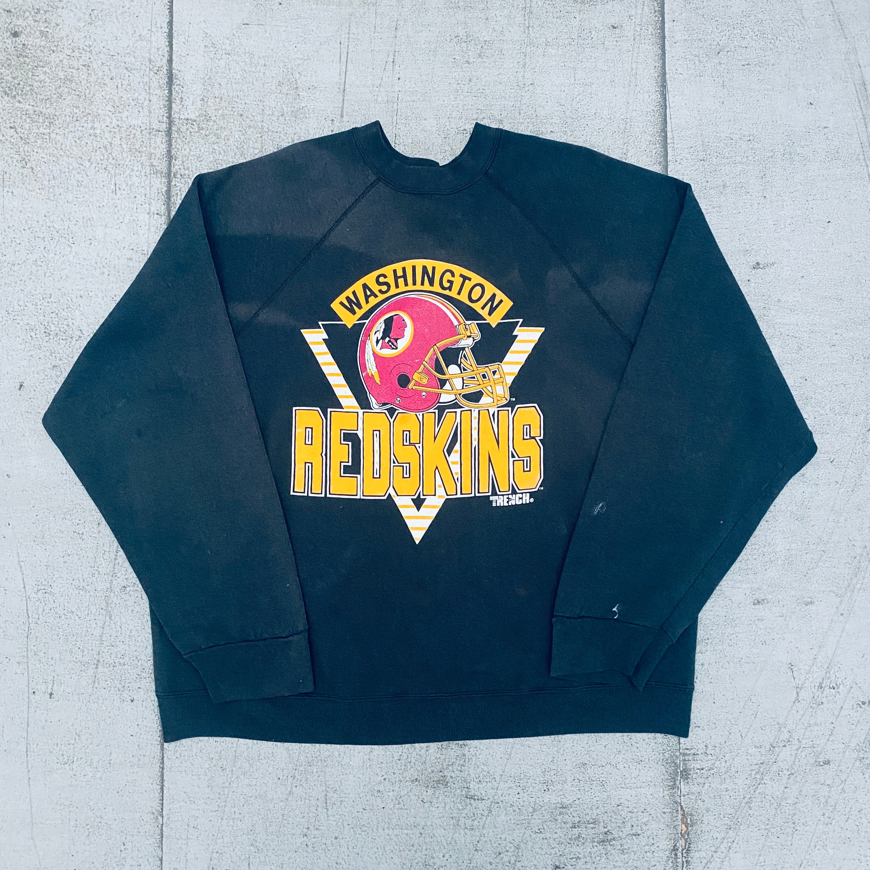 Vintage 1990s Washington Redskins Graphic Spellout Sweatshirt - XL Size | NFL Throwback Apparel for Game Day & Casual Wear