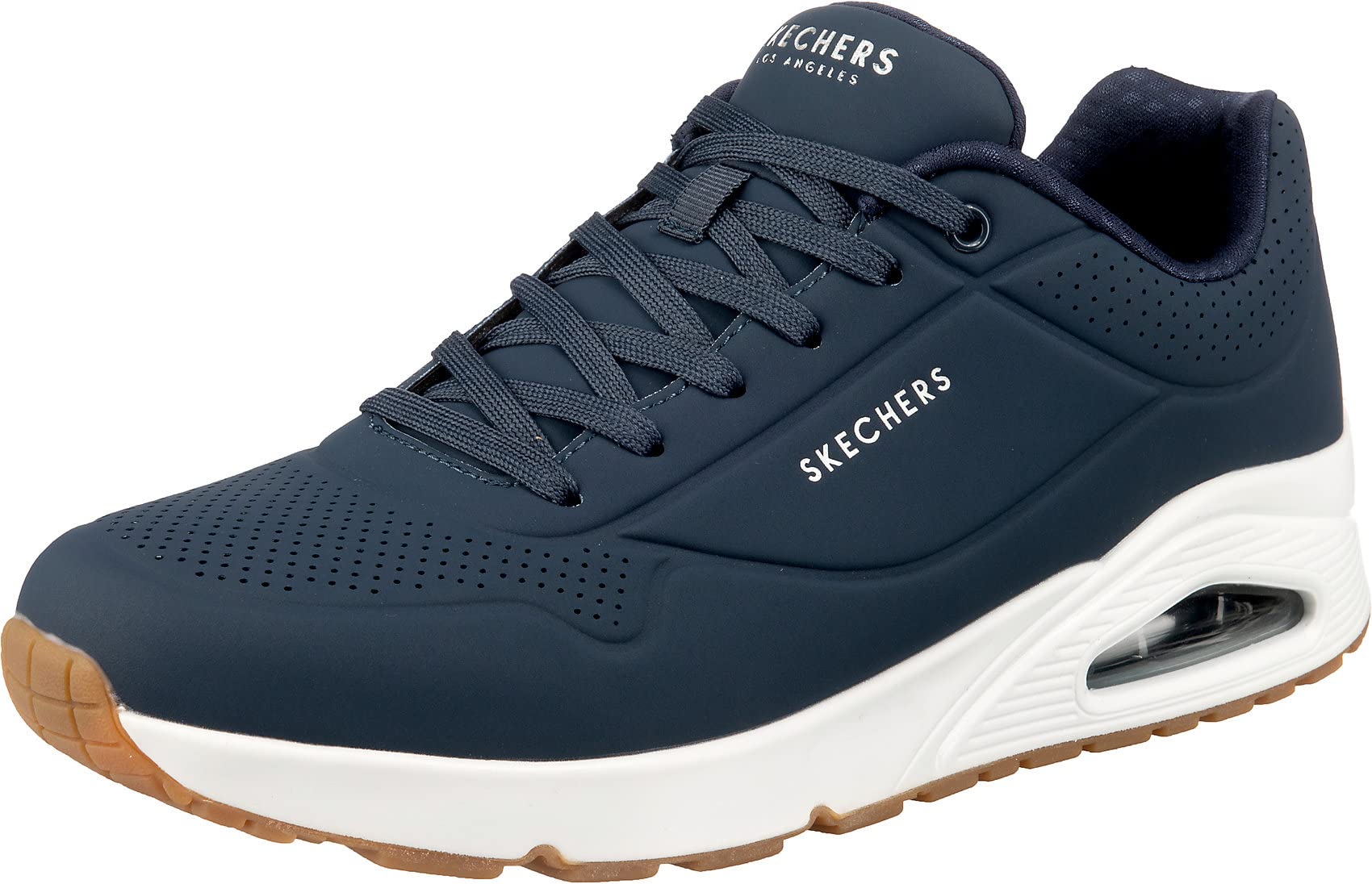 Skechers Men's Uno Stand on Air Sneakers - Lightweight Walking Shoes for Men with Air-Cooled Memory Foam - Perfect for Running, Gym Workouts & Casual Wear
