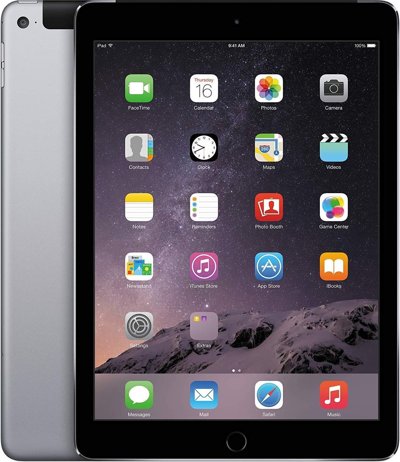 Refurbished Apple iPad Air 2 9.7-inch WiFi Tablet - Certified Pre-Owned | Perfect for Work, Study & Entertainment