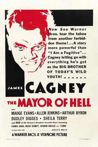 Vintage The Mayor of Hell Movie Poster (27x40 Inches - 69x102cm) 1933 Classic Film Wall Art for Home Theater & Cinema Room Decor