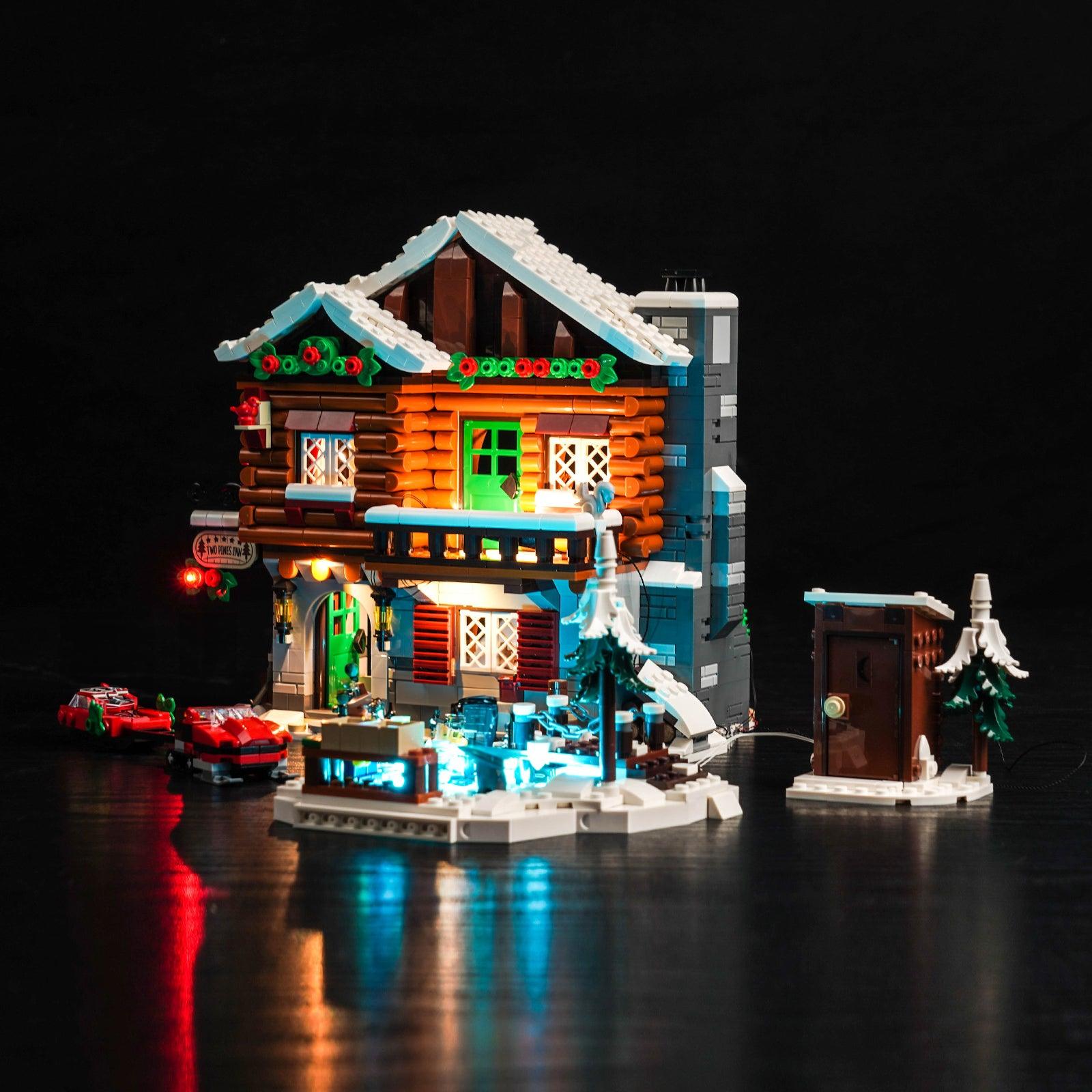 LEGO Icons Alpine Lodge 10325 Light Kit - Compatible with LEGO Sets - DIY Lighting for LEGO Buildings - Perfect for Home Display & Model Showcase