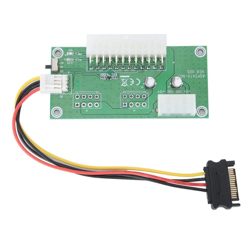 Zopsc 24PIN High Performance Synchronous Power Board with LED Indicator - Ideal for PC Builds, Gaming Rigs & Electronics Projects