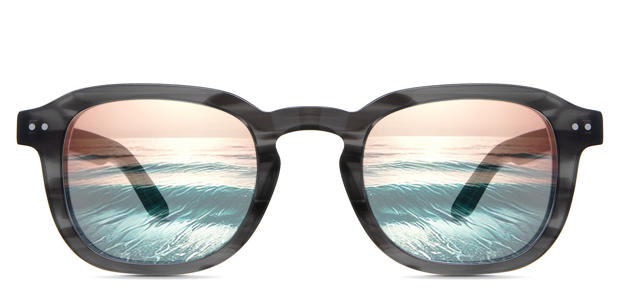 ZURI Men's Prescription Tinted Sunglasses - UV Protection, Polarized Lenses for Driving, Fishing & Outdoor Activities