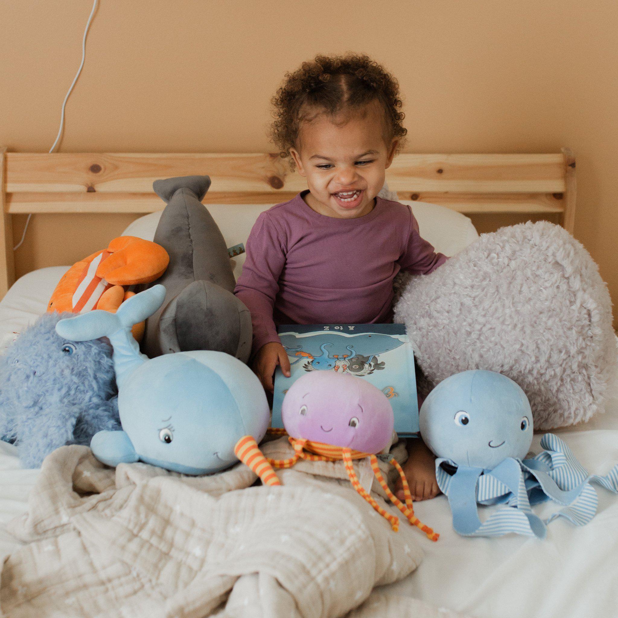 Weegee Jelly Fish Plush Toy - Soft Stuffed Animal for Kids & Collectors | Perfect for Bedroom Decor, Gift Giving & Ocean-Themed Parties