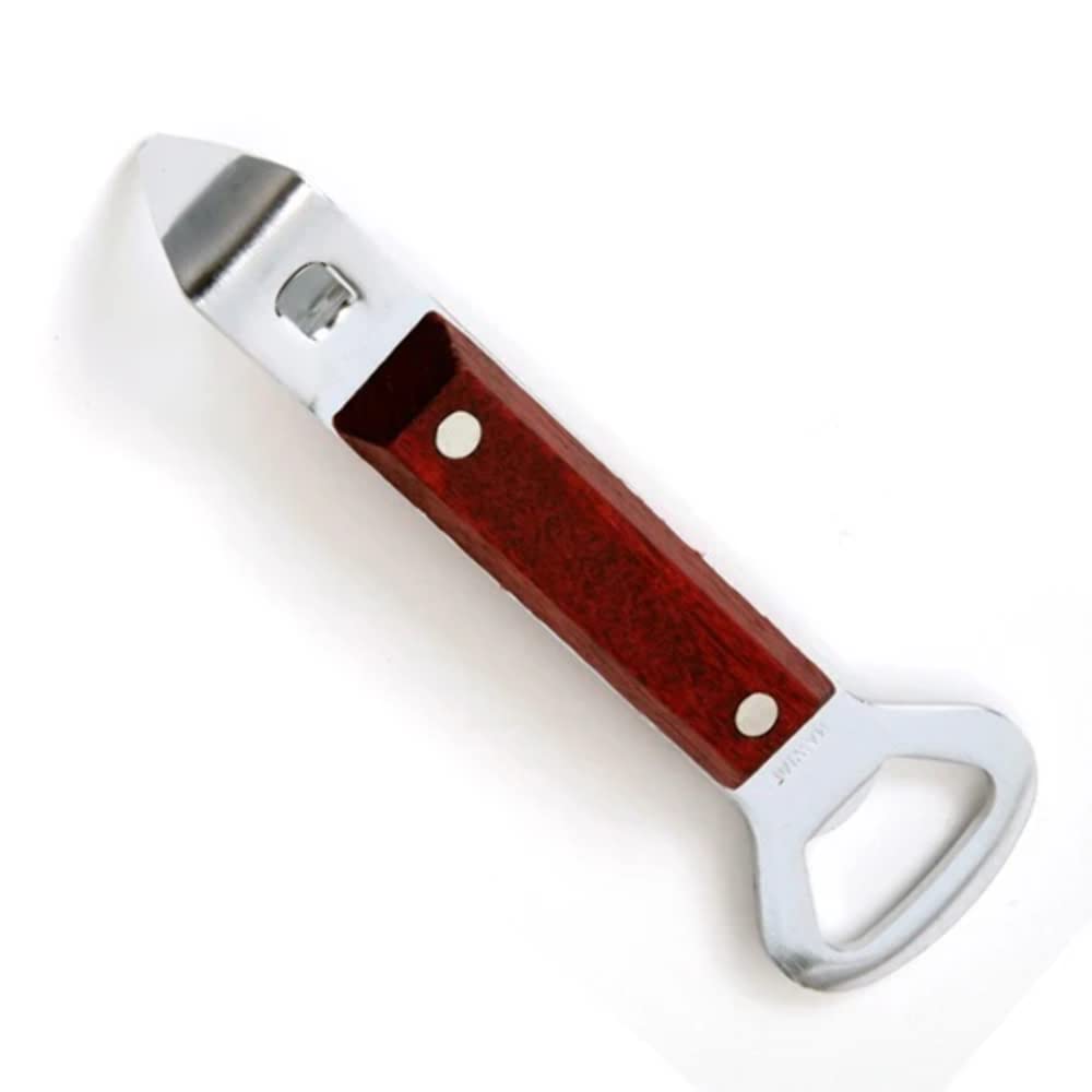 Norpro 3-Pack Brown Can Punch Bottle Opener - Durable Metal Bottle Cap Lifter for Beer, Soda & Home Brewing - Perfect for Parties, Camping & Outdoor BBQs
