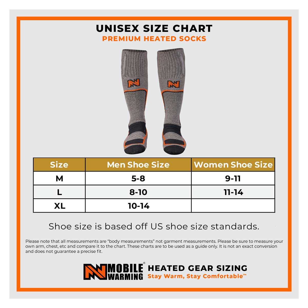 Premium 2.0 Merino Heated Socks for Men - Ultra Warm Battery Powered Winter Socks for Skiing, Hiking & Outdoor Activities