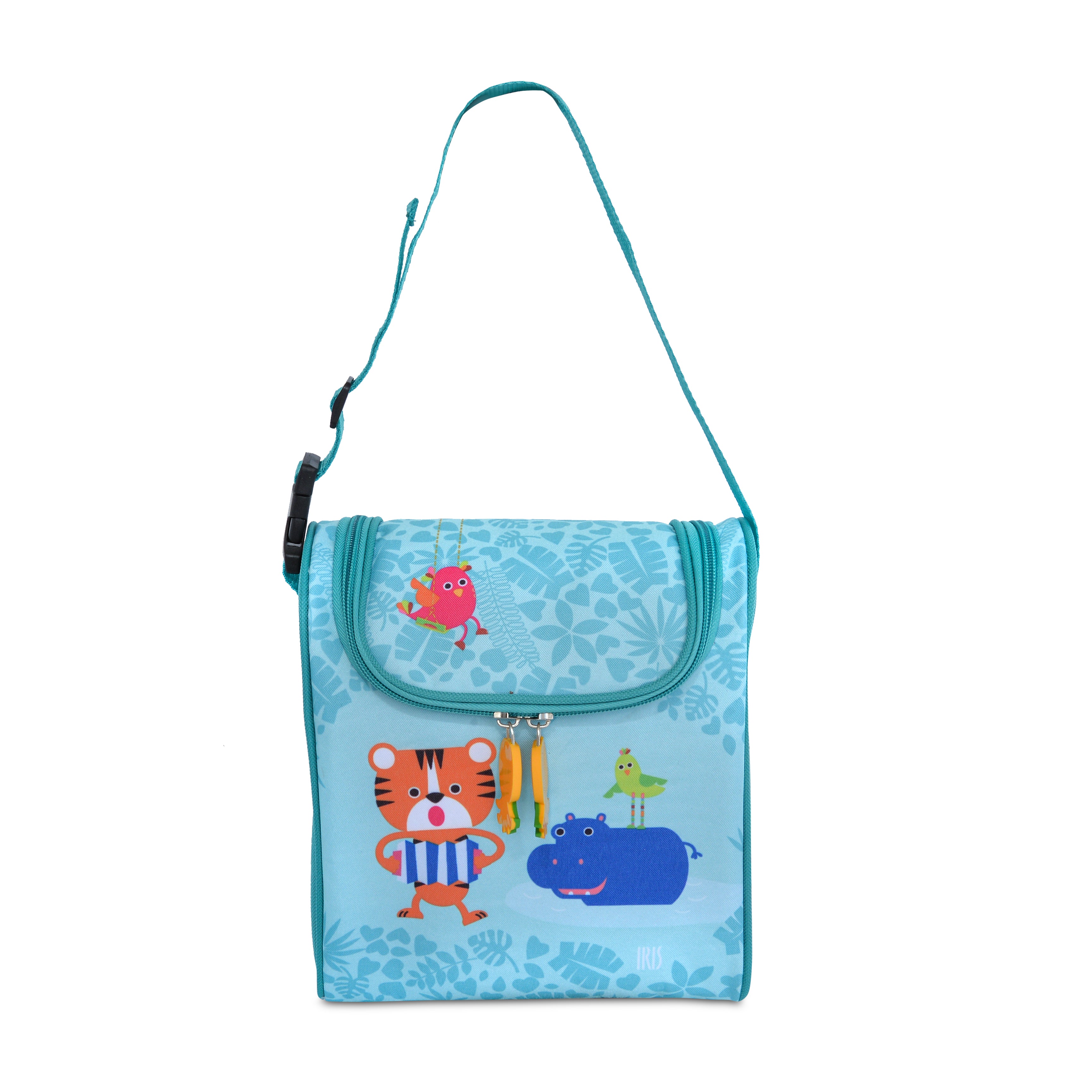 Funny Jungle Mint Baby Snack Bag - Healthy Organic Toddler Treats for On-the-Go, School & Travel Snacking