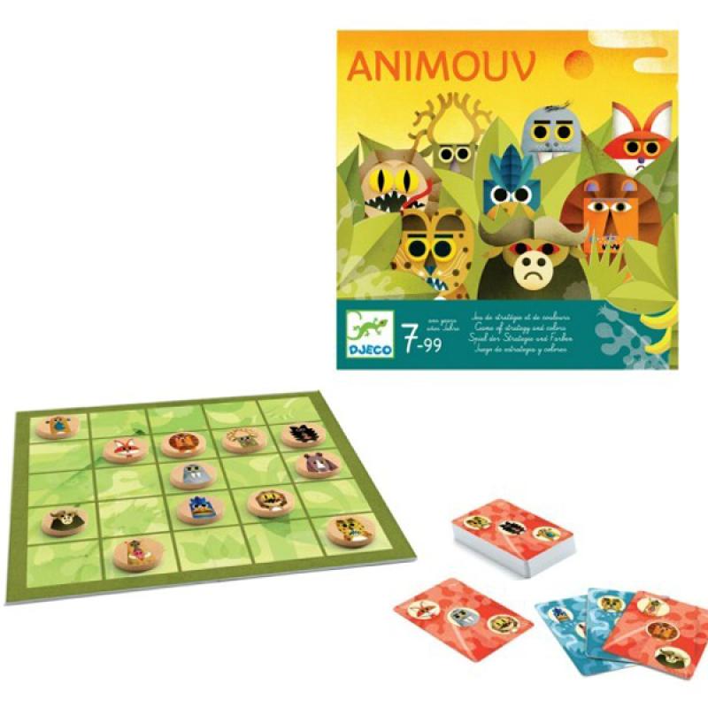 Animouv Family Board Game - Fun Interactive Game for Kids & Adults - Perfect for Family Game Nights & Parties