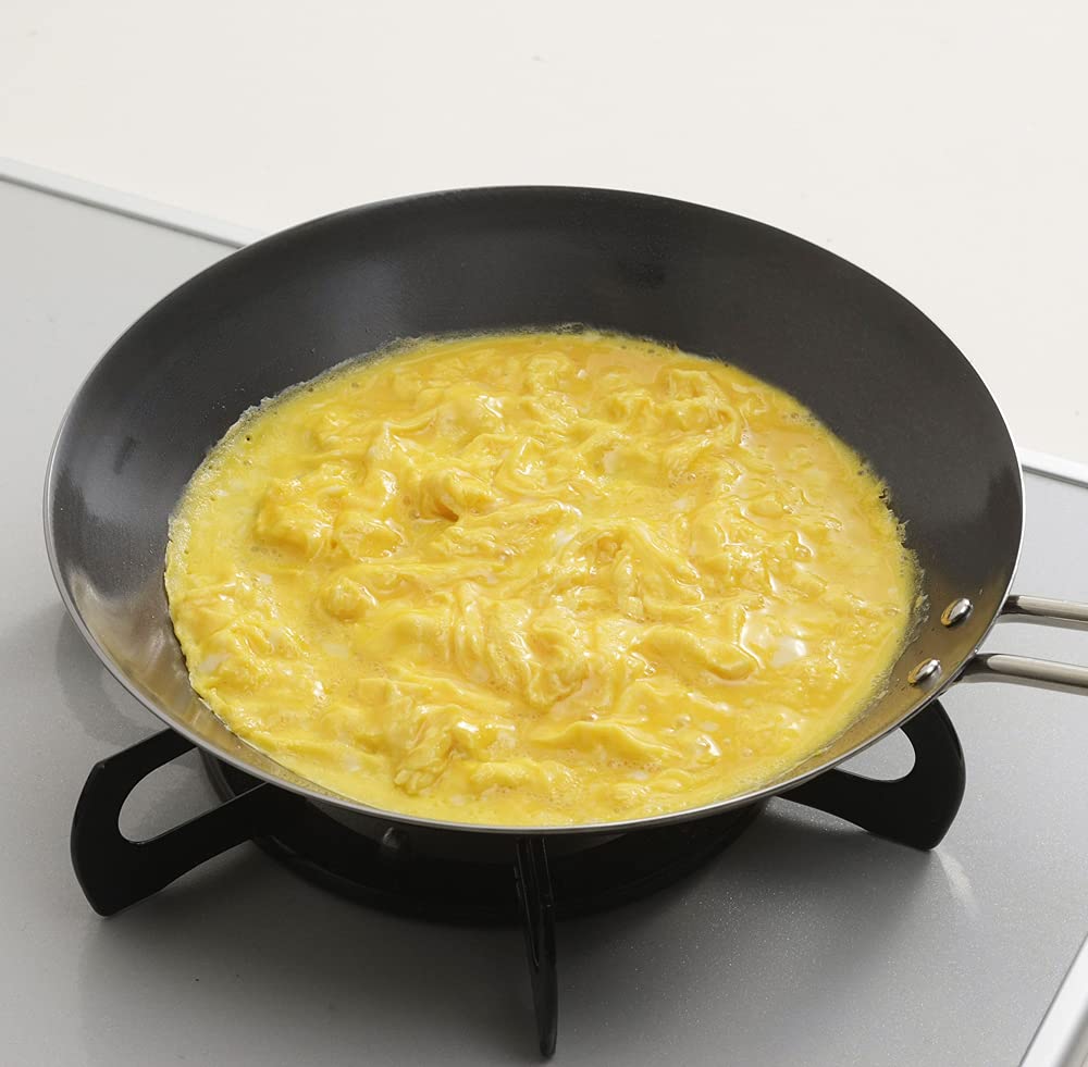 Shimomura Kihan 43270 Nonstick Iron Omelet Pan - 7.9 Inch (20cm) Professional Japanese Frying Pan for Perfect Omelets, Crepes & Eggs - Ideal for Home Cooking & Restaurant Use
