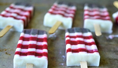 Natural Wooden Popsicle Sticks for Ice Pop Maker - 200 Count, BPA-Free for Homemade Frozen Treats, Ice Cream & DIY Desserts - Perfect for Summer Parties, Kids Snacks & Healthy Frozen Yogurt