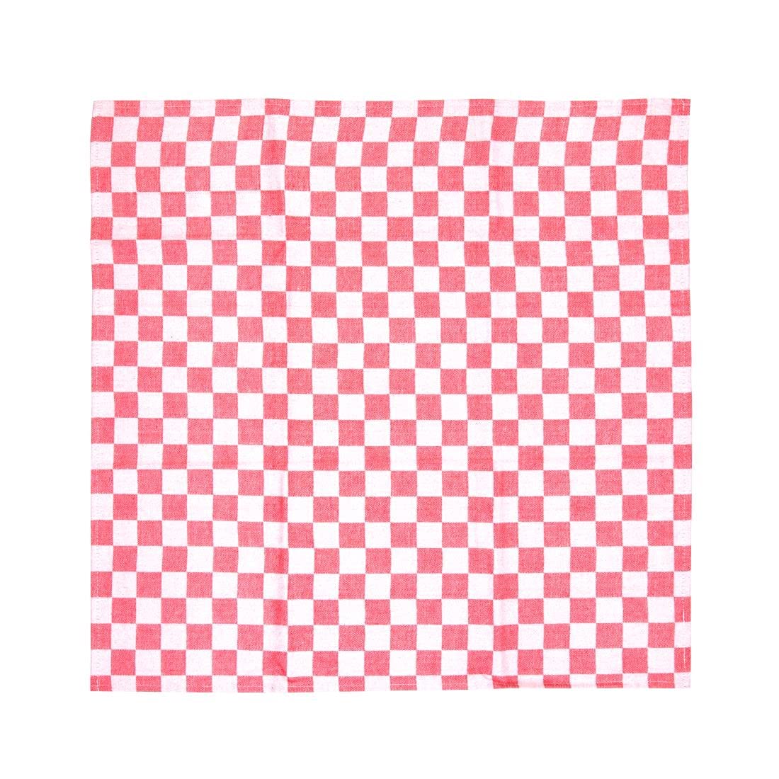 Premium Red Pattern Chef Tea Towel - Absorbent Kitchen Towel for Cooking, Baking & Dish Drying - Ideal for Home & Restaurant Use