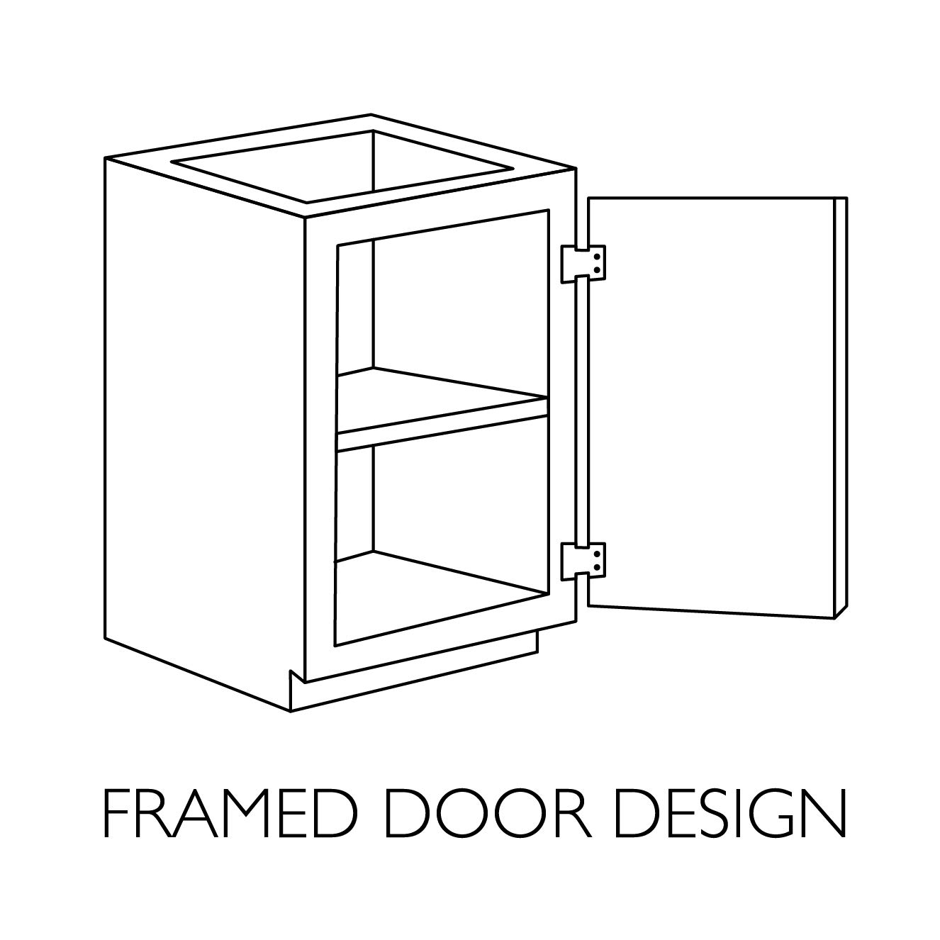 36-Inch Espresso Shaker Wall Cabinet for Kitchen Storage