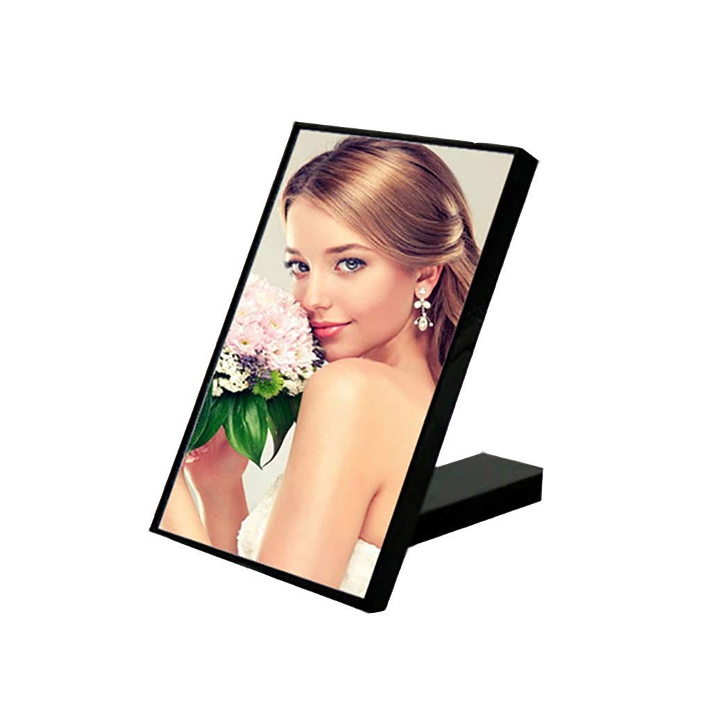 QAZWSXE Portable Makeup Mirror - Handheld & Desktop Vanity Mirror with Foldable Design, Compact & Lightweight for Travel, Home, Salon, and Professional Makeup Artists - Perfect for Makeup Application, Skincare, and Hair Styling