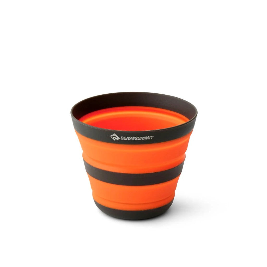Sea to Summit Frontier Ultralight Collapsible Cup - 12oz Compact Travel Mug for Camping, Hiking & Backpacking - BPA-Free Foldable Drinking Cup for Outdoor Adventures, Travel & Emergency Kits