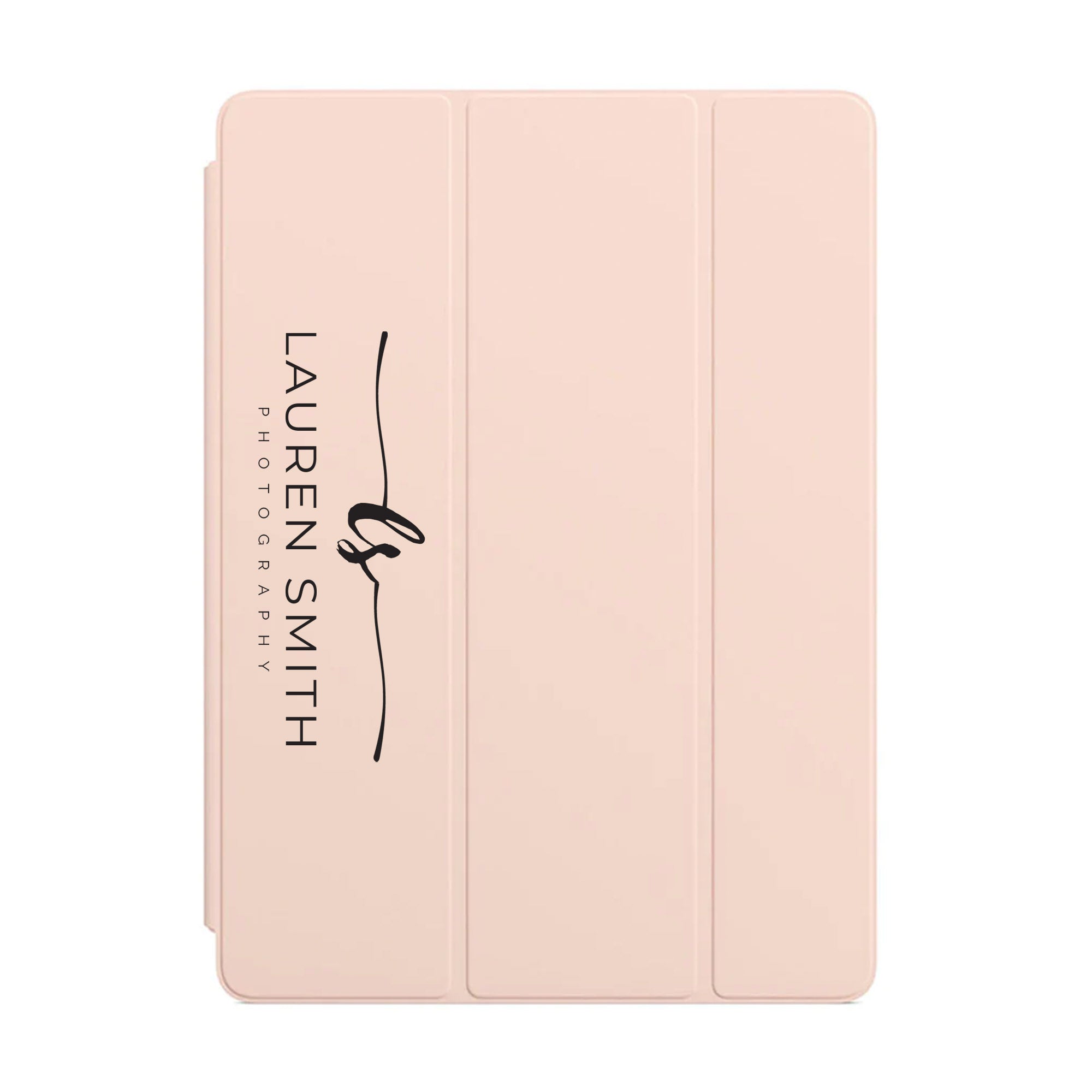 Premium iPad Trifold Case with Signature & Occupation Design - Slim Protective Cover for iPad Air/Pro (6th/5th/4th Gen) | Perfect for Work, School & Travel