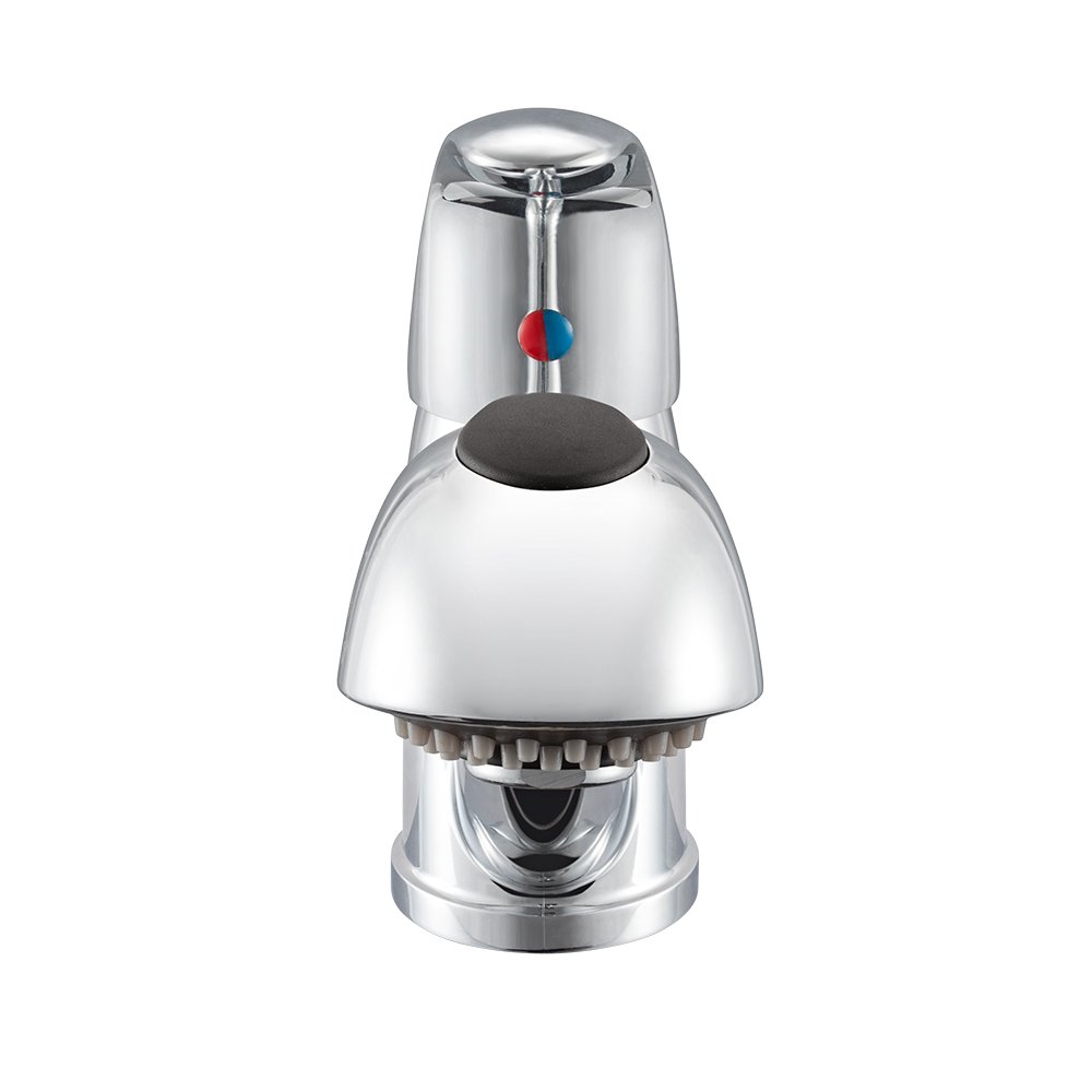 Dura Faucet DF-NMK852-CP RV Pull-Out Swivel Single Handle Kitchen Sink Faucet - One-Hole Chrome Finish for RV, Camper, Tiny Home & Mobile Kitchen Installation