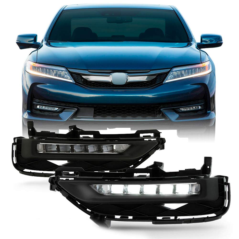 YOYODEER 2Dr Coupe Full LED Bumper Fog Lights Kit with Switch & Wiring Harness - Perfect for Off-Roading, Night Driving & Car Customization