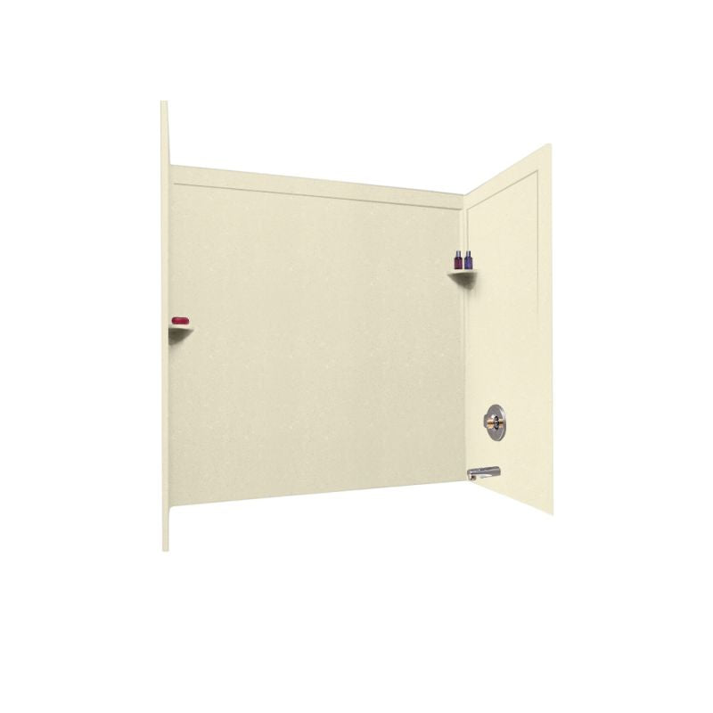 32 x 60 Inch Swanstone Bathtub Wall Kit with Molded Trim - Durable Acrylic Shower Surround for Bathroom Remodel, Waterproof & Mold-Resistant (Perfect for Modern Home Renovations)