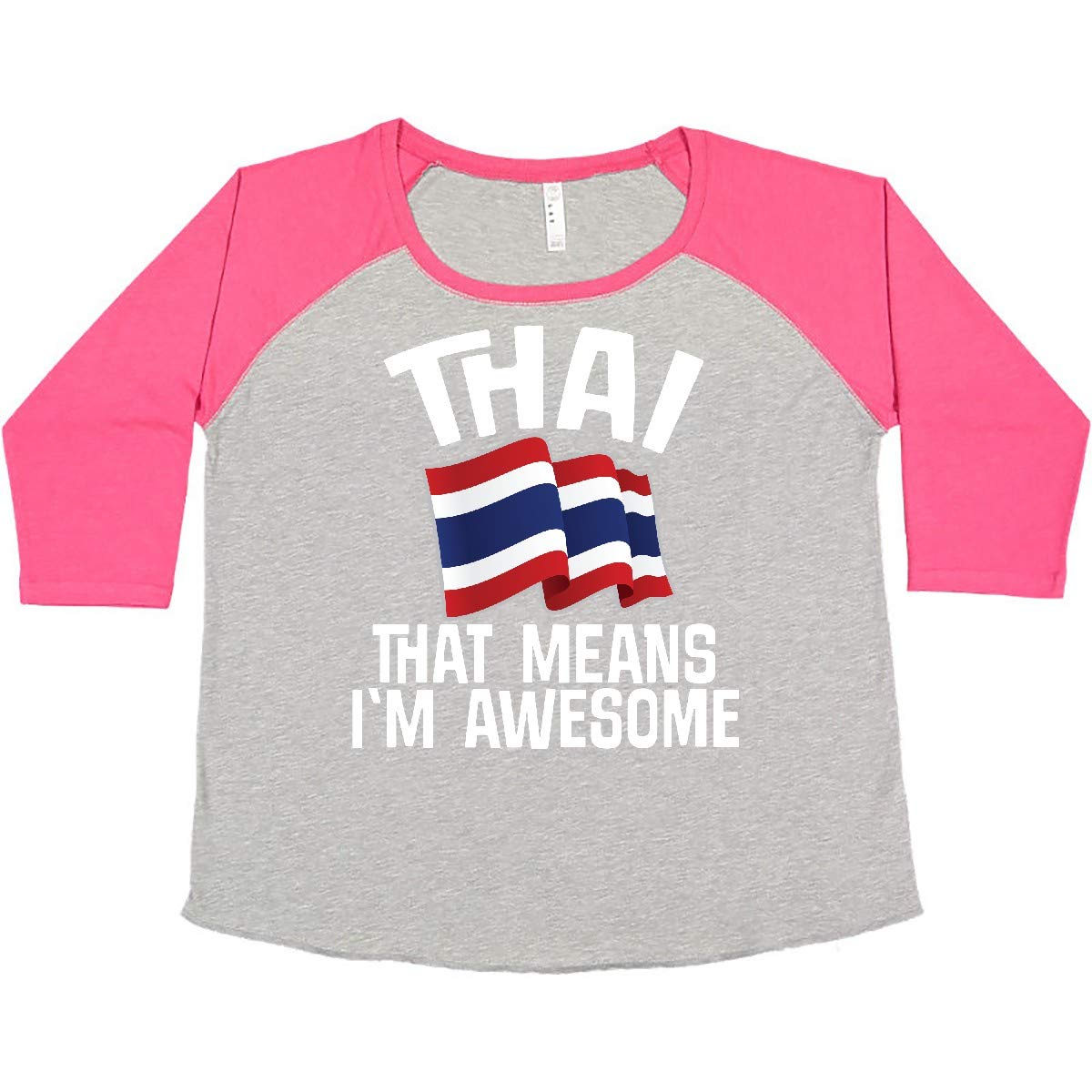 Inktastic Thailand Flag Thai Gift Women's Plus Size T-Shirt - Comfortable & Stylish Thai Pride Tee for Casual Wear, Travel & Cultural Events