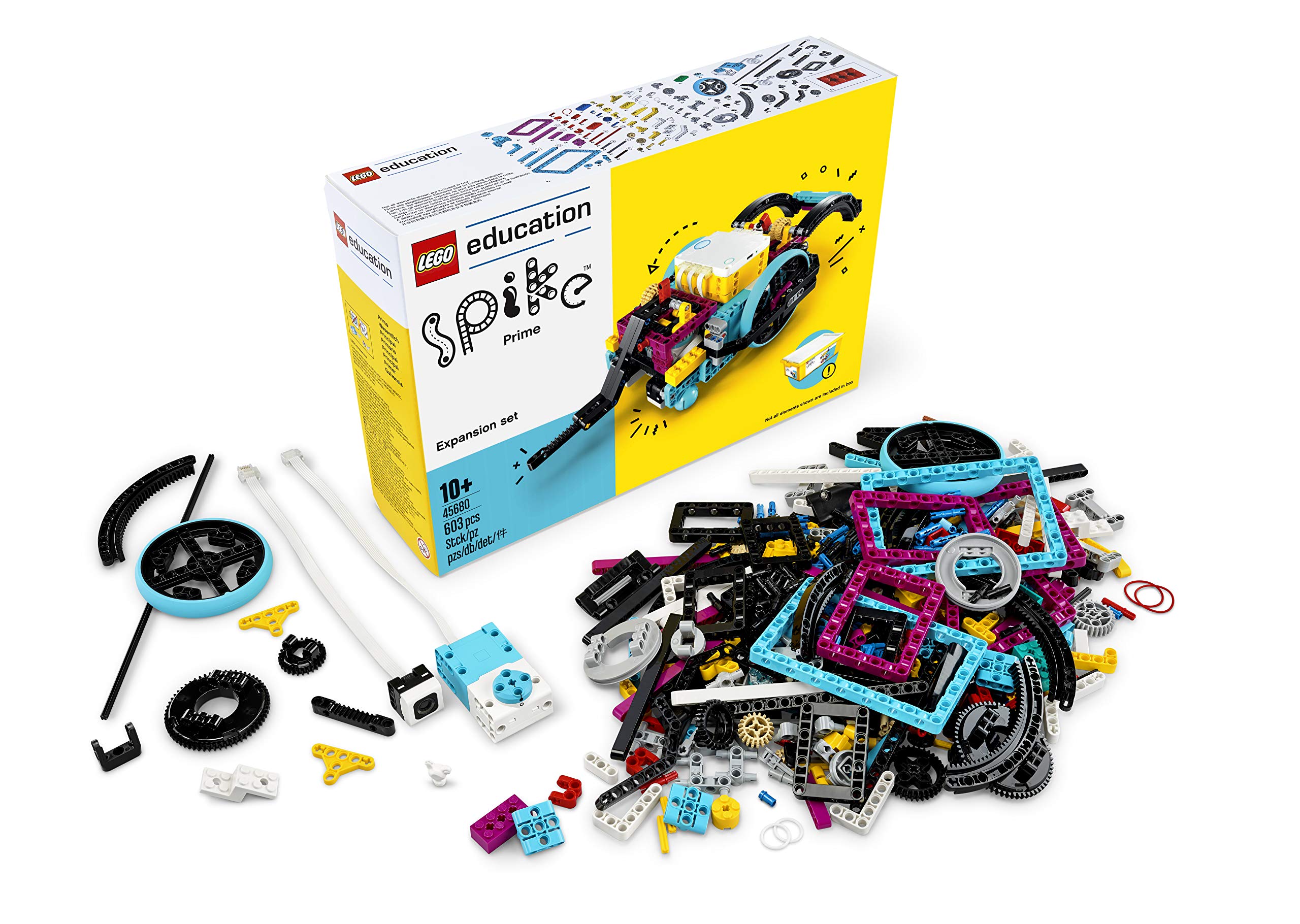 LEGO® Education SPIKE Prime Expansion Set – STEM Learning Kit for Robotics & Coding – Perfect for Classrooms, Homeschooling & STEM Clubs
