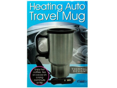 Insulated Travel Coffee Mug with Auto Heating - Set of 4 | Perfect for Commuting, Road Trips & Office Use | Stainless Steel Thermos for Hot Beverages