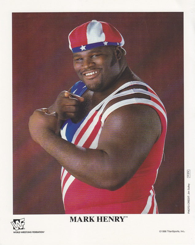 1996 Mark Henry P374 Wrestling Debut Promo Card - Rare Collectible Wrestling Memorabilia for Fans & Collectors - Perfect for Display, Trading, and Nostalgic Wrestling Enthusiasts
