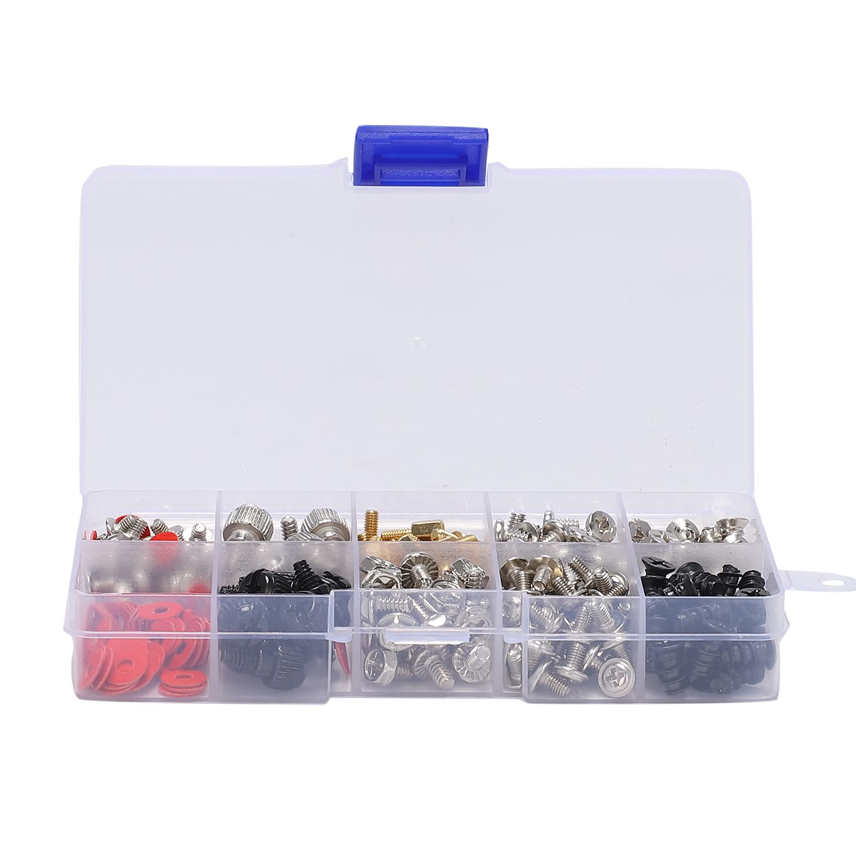 360PCS Computer Screws Kit - PC Case Screws, Motherboard Standoffs, Hard Drive & Fan Mounting Screws for PC Building & Repair - Perfect for DIY Computer Assembly, Upgrades & Maintenance