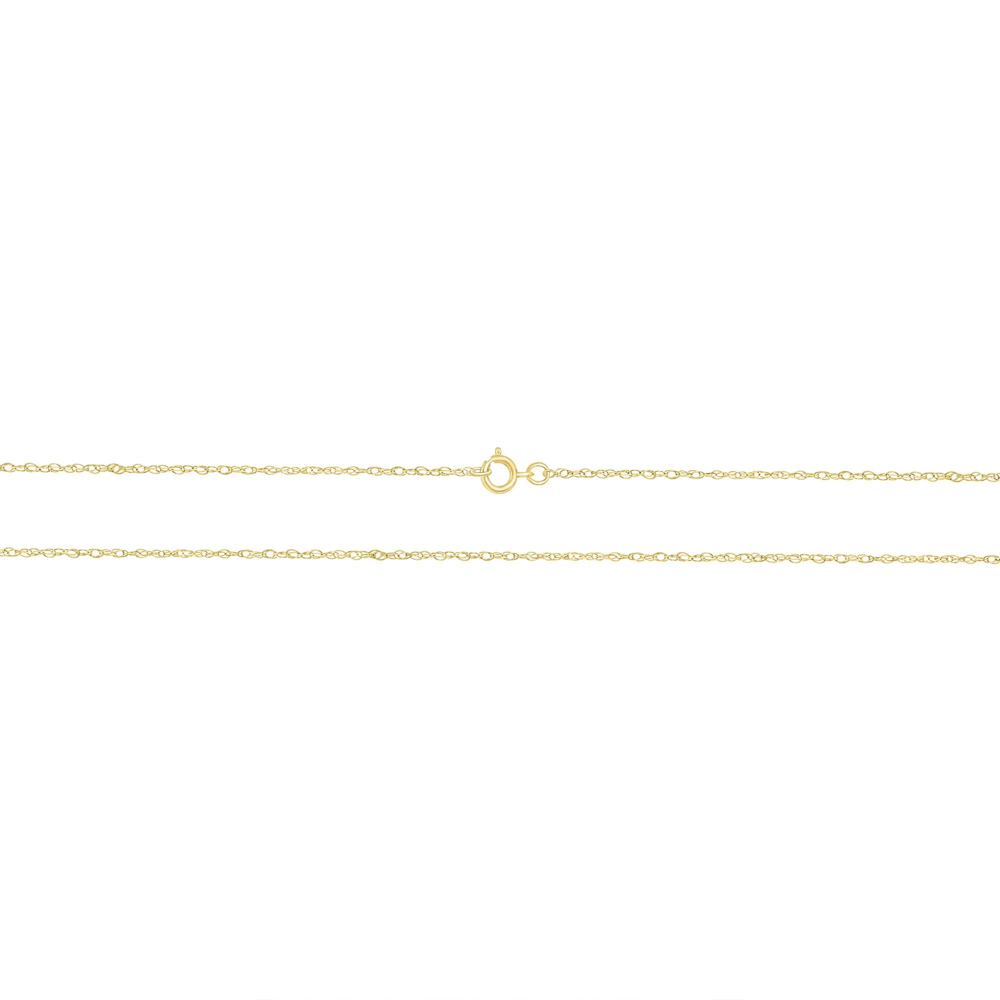 1.15MM Solid 14K Yellow or White Gold Rope Chain for Men & Women - Durable & Elegant Jewelry for Everyday Wear, Gifts & Special Occasions