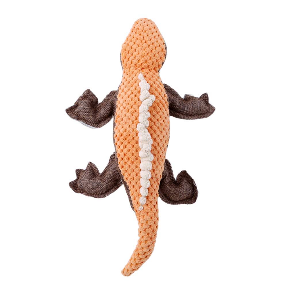 Balacoo Durable Squeaky Dog Chew Toy - Indestructible Plush Lizard for Aggressive Chewers, Teeth Cleaning Interactive Toy for Small, Medium & Large Dogs - Perfect for Playtime, Training & Dental Health