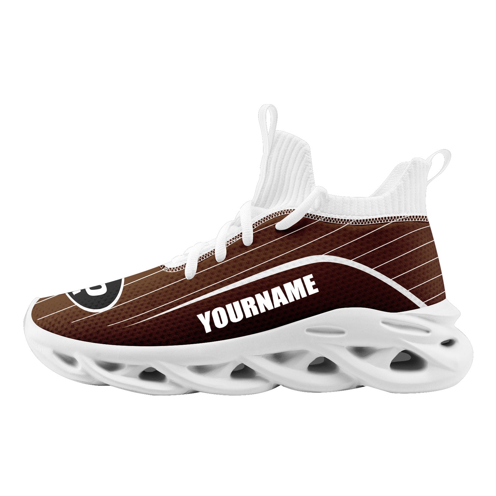 Custom Maxsoul Personalized Sneakers for Men & Women - Breathable Running Shoes FN030A D020237 (Size 24) - Perfect for Gym Workouts, Jogging & Casual Wear