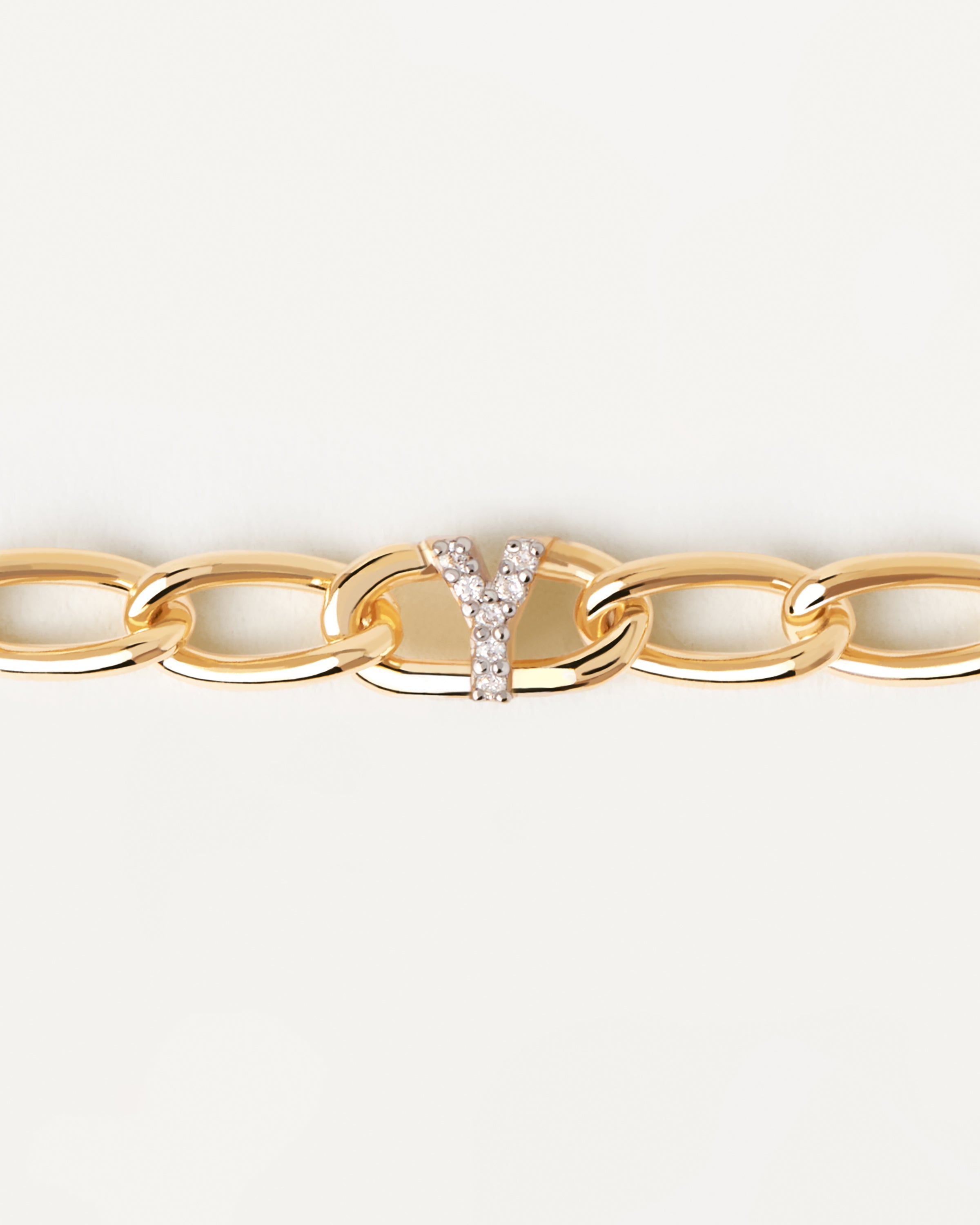 Stylish Letter Y Chain Bracelet for Women - Dainty Gold Plated Initial Jewelry Gift for Her - Perfect for Everyday Wear, Layering & Special Occasions