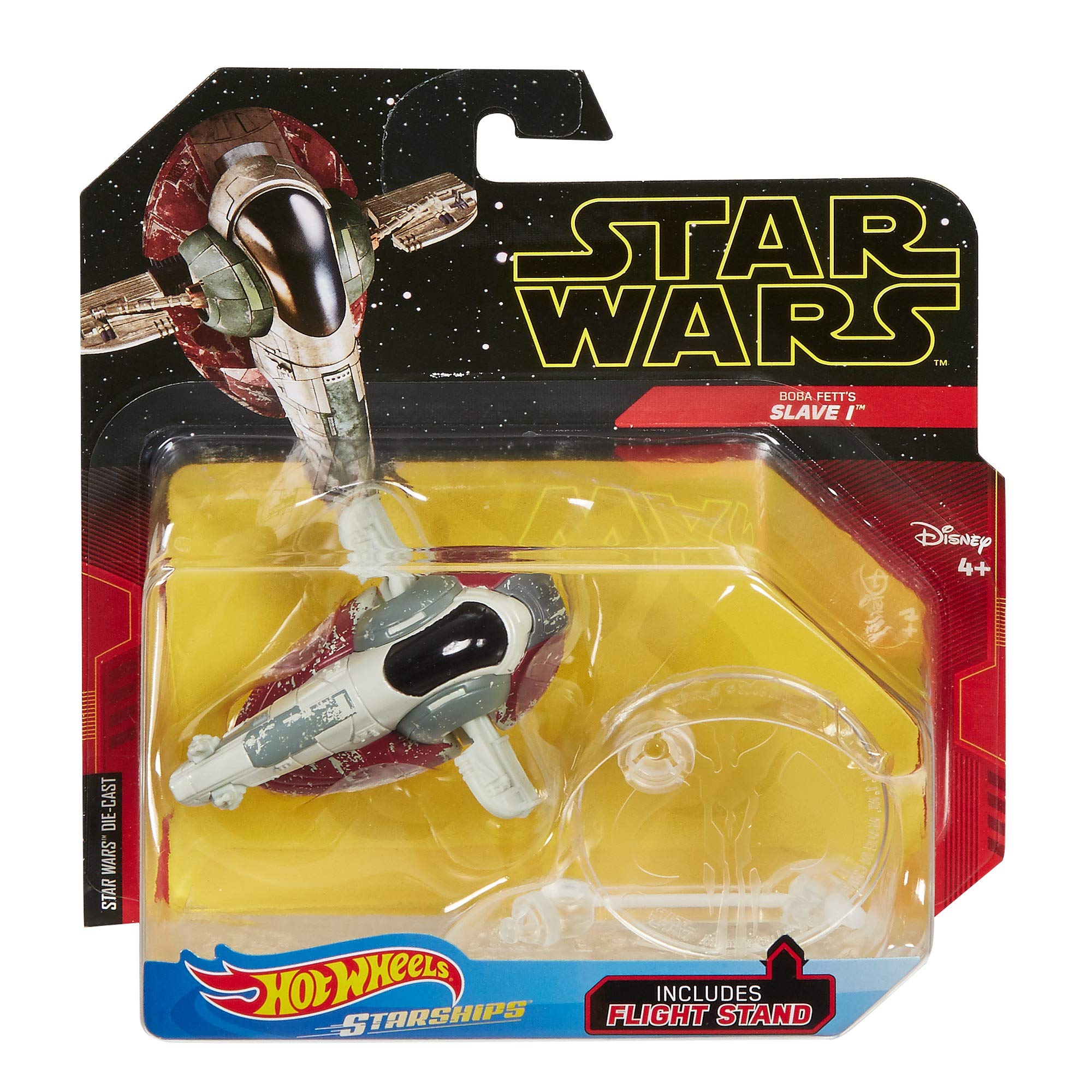 Hot Wheels Star Wars Boba Fett's Slave I Starship Die-Cast Vehicle - Collectible Toy for Kids & Adults, Perfect for Display, Play & Star Wars Fans Collection