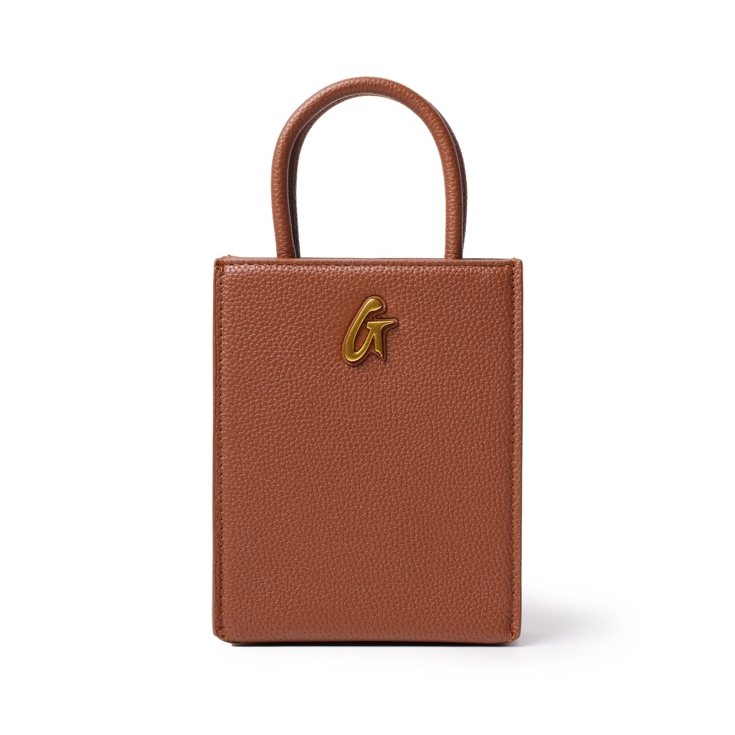 Mini Pebble Tote Bag - Stylish Brown Leather Crossbody Purse for Women | Perfect for Work, Travel & Everyday Use
