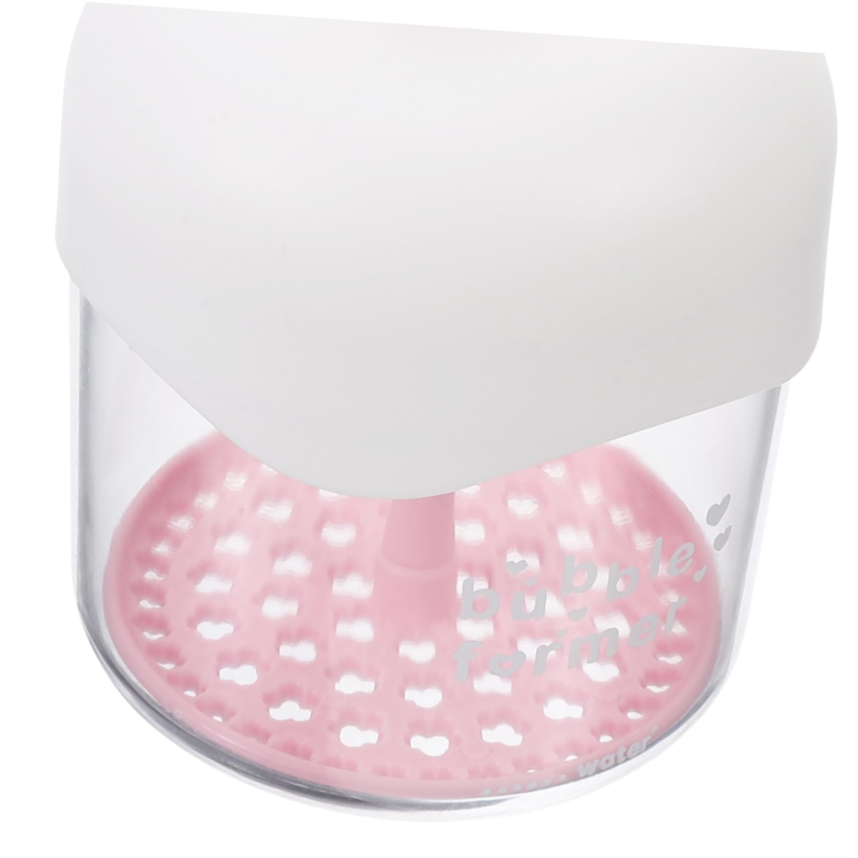 Bubble Foam Maker for Face & Hair - Electric Facial Cleanser & Shampoo Foaming Tool with Red Liquid | Perfect for Skincare Routine & Gentle Face Wash