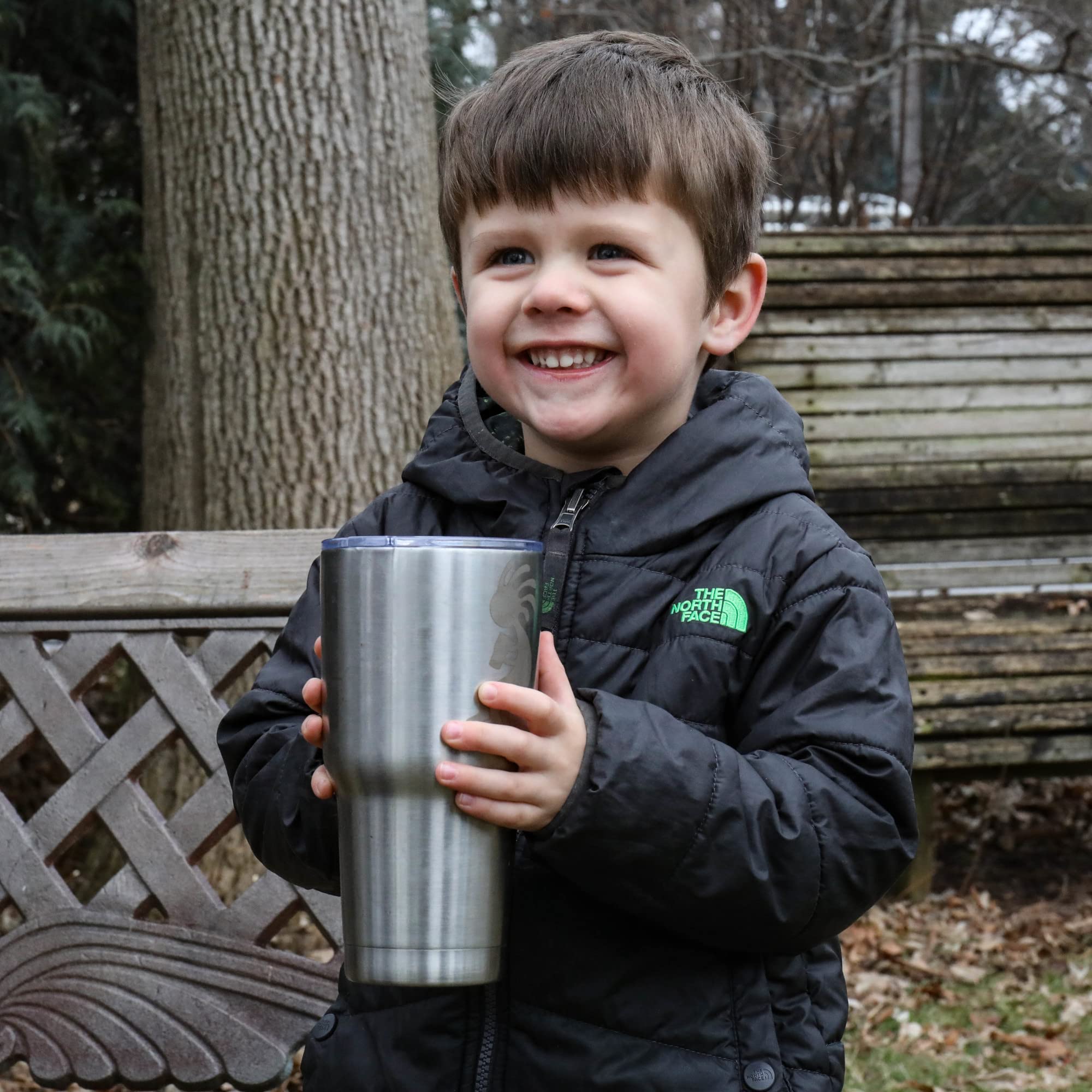 Aquapelli 28oz Vacuum Insulated Stainless Steel Travel Tumbler - Keeps Drinks Hot/Cold for Hours - Perfect for Commuting, Hiking & Office Use