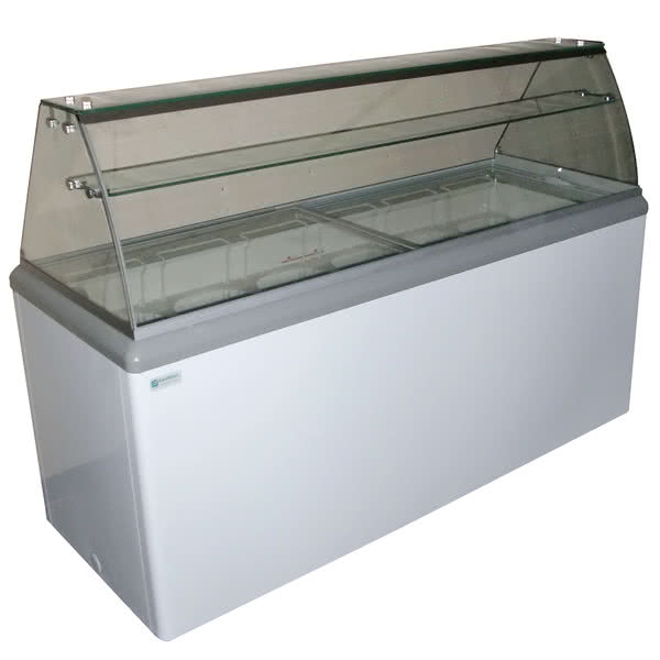 Excellence HBD 12HC 20 cu.ft Commercial Ice Cream Dipping Cabinet - Premium Frozen Dessert Display Case for Ice Cream Parlors, Gelato Shops & Frozen Yogurt Stores