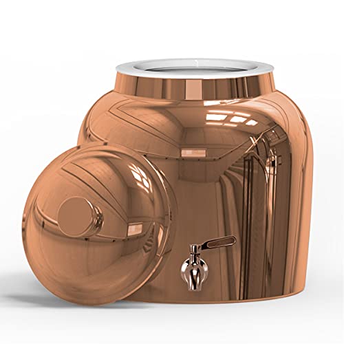 Rose Gold Crock W/Chrome Wrap Design