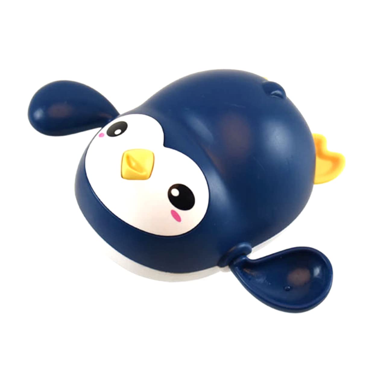 KICHOUSE 4 Pack Wind Up Bath Toys for Toddlers - Cute Rubber Duck Bathtub Toys, Floating Water Play Toys for Baby Bath Time Fun & Sensory Development