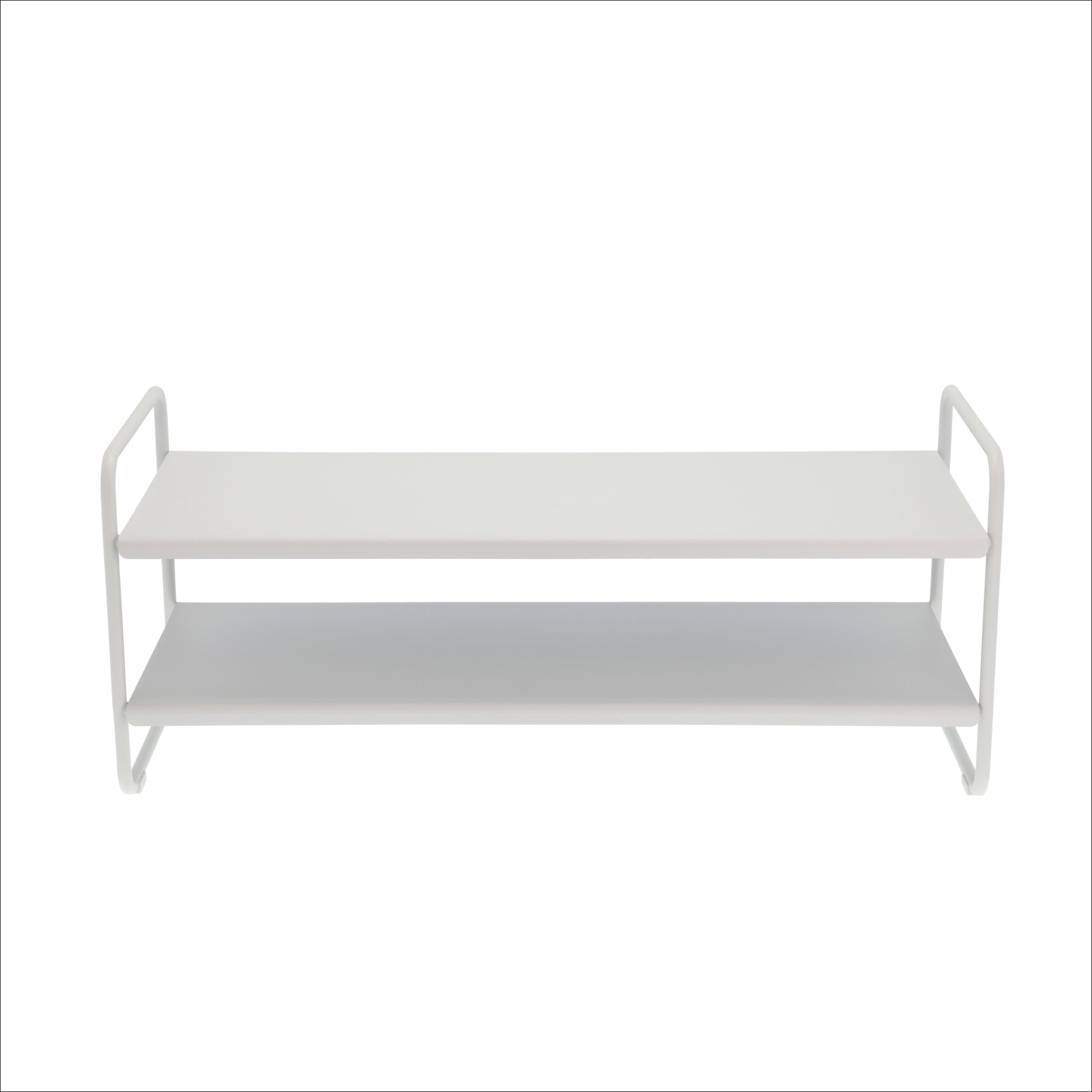 ZONE DENMARK Shoe Rack 80cm, Soft Grey - Space Saving Entryway Organizer for Shoes, Boots & Sandals | Perfect for Hallway, Closet & Apartment Storage