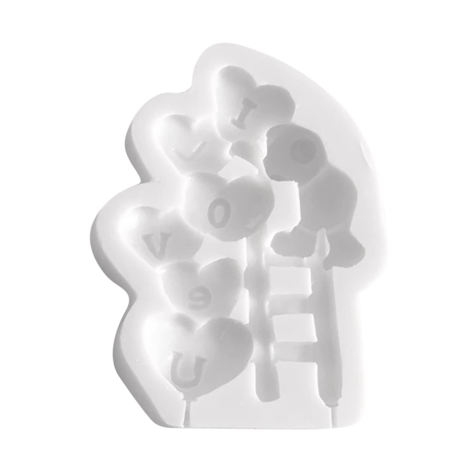 Premium Silicone Cake Molds for Baking - Valentine's Day Epoxy Candle & Biscuit Molds - White Candy Coating Tools (Set A, One Size) - Perfect for DIY Desserts, Holiday Treats & Home Baking Projects