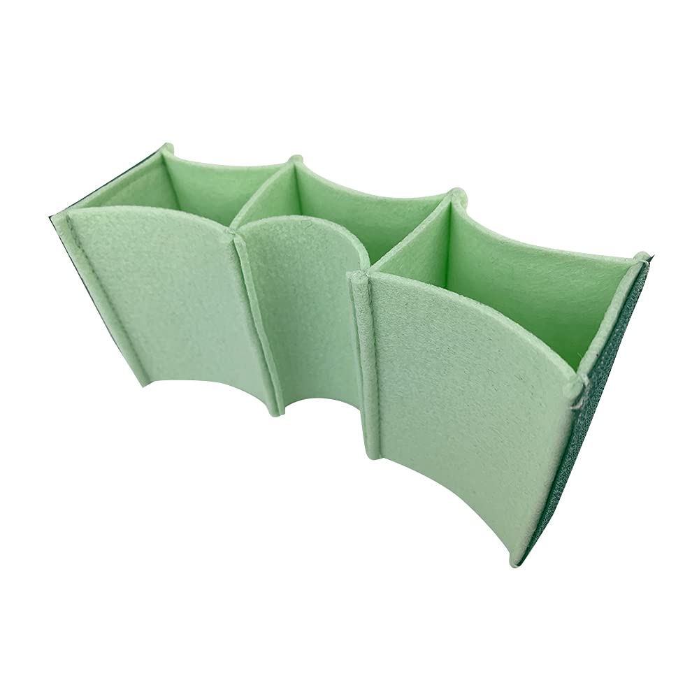 Premium Handmade Bag Organizer for Dior Small Vanity Case - 20 Color Options with Detachable Middle Divider | Purse Organizer Insert Liner Shaper | Perfect for Travel, Daily Use & Luxury Handbag Protection